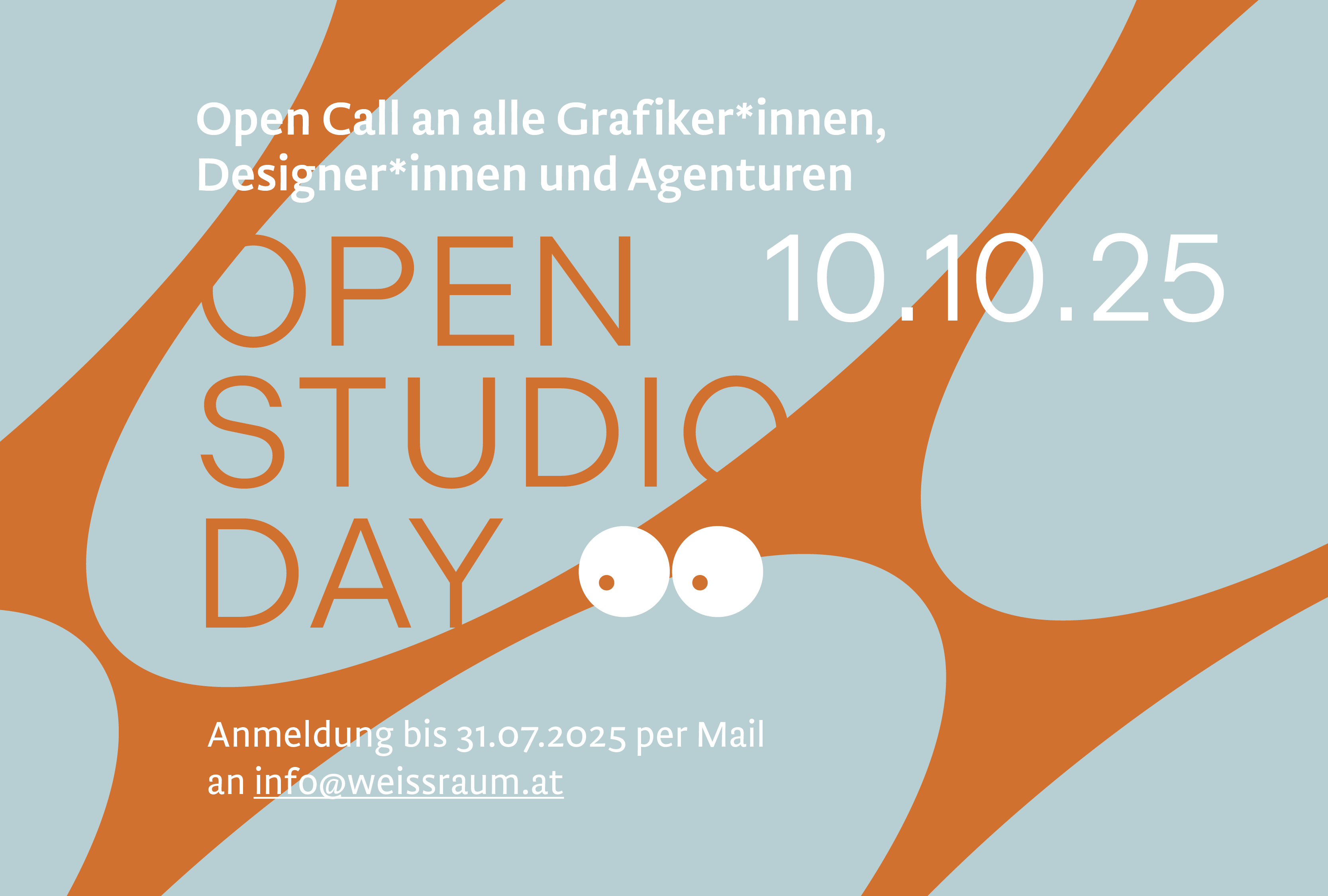 Plakat zum open Studio Day am 10. Oktober