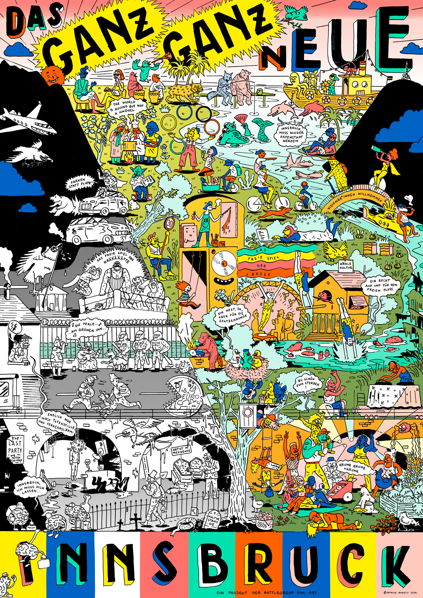 Wimmelbild Das ganz ganz neue Innsbruck