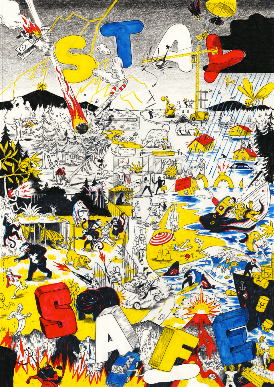 Wimmelbild Stay Safe