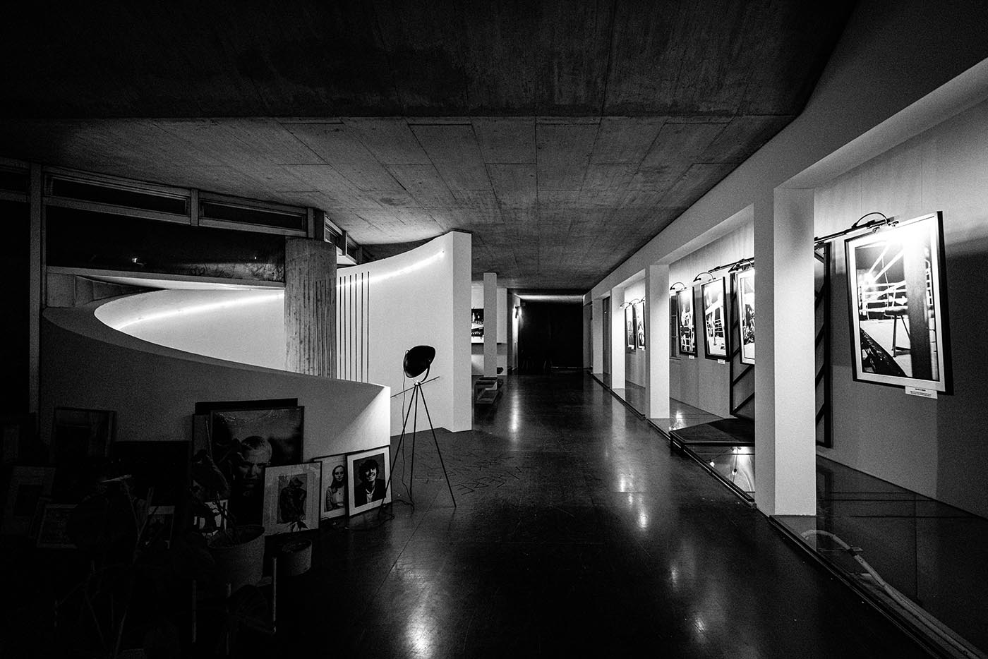 Studioaufnahme in Schwarz-Weiss