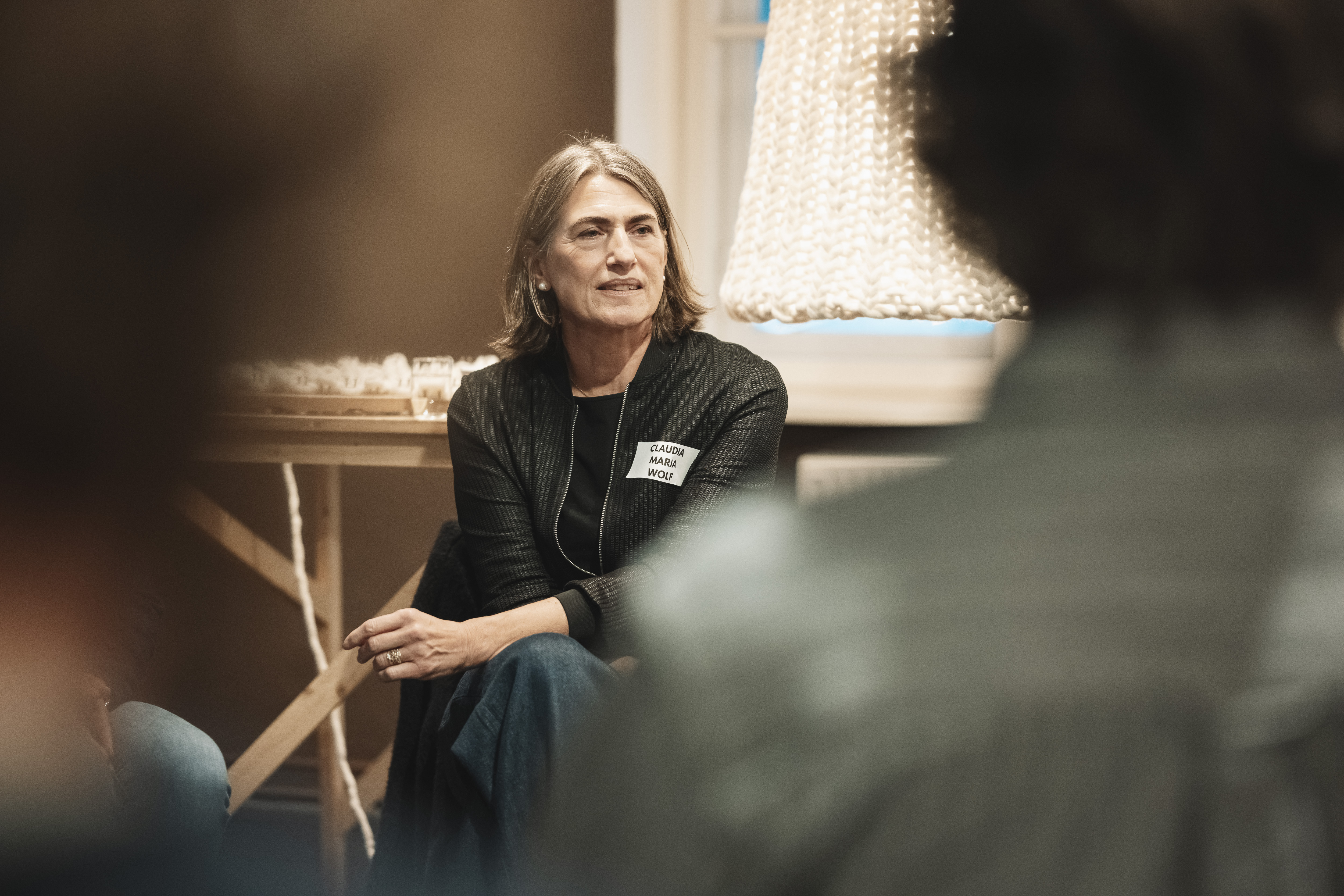 Vortragende in Nahaufnahme