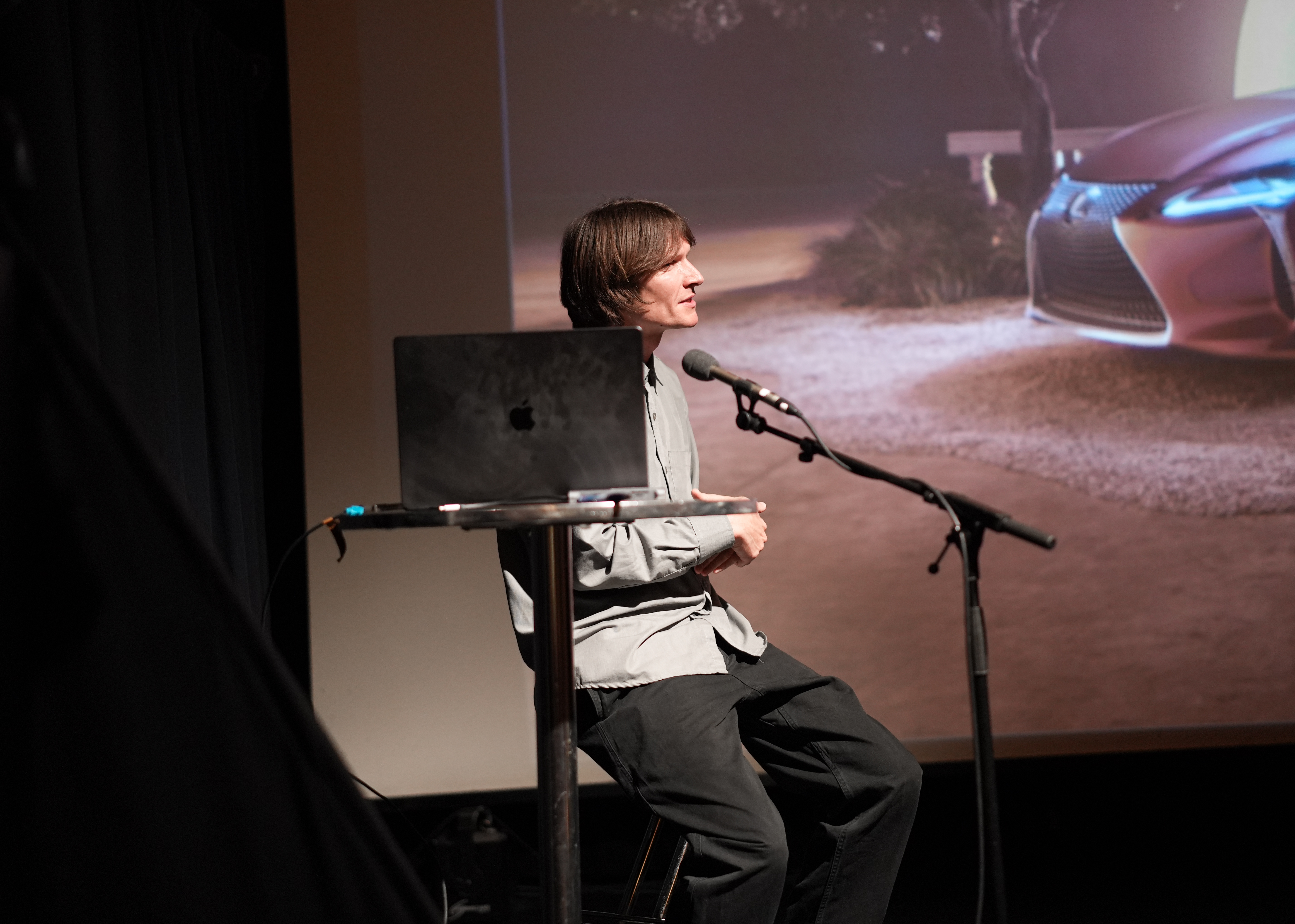 Clemens Ascher beim Fotovortrag